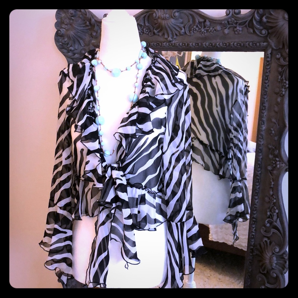 Alberto Makali Sheer Top